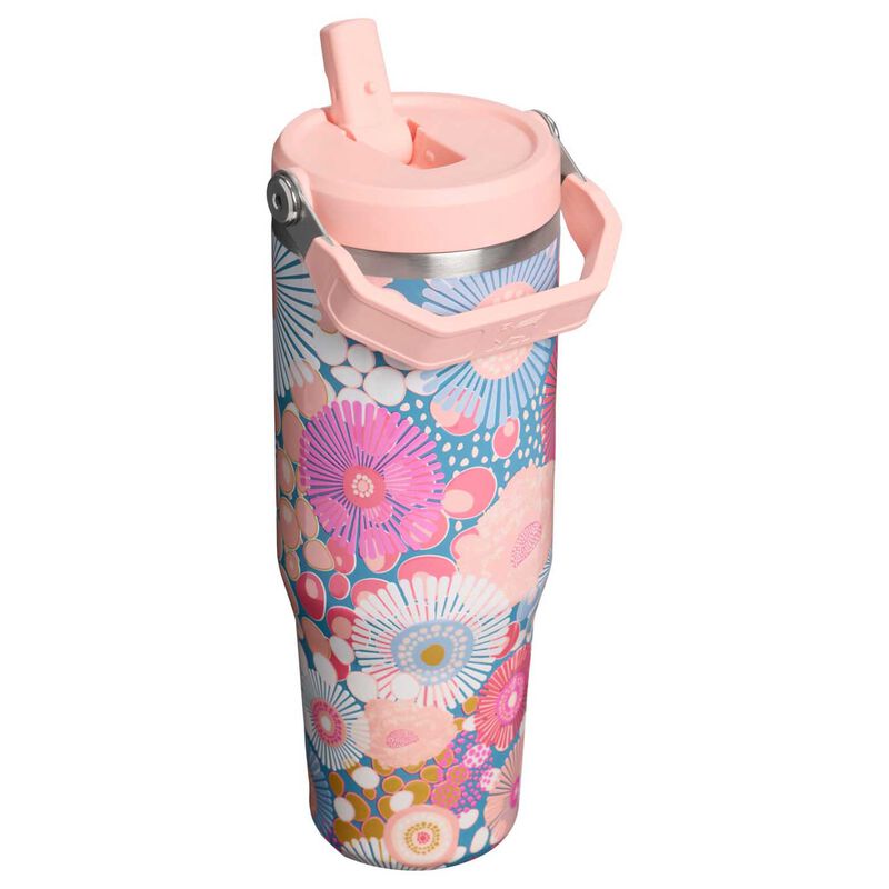 Stanley The Iceflow Flip Straw 2.0 Tumbler 30oz Sorbet Wildflower image number 1